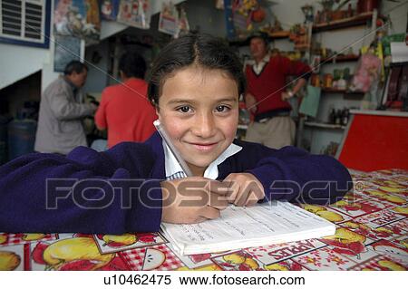 Stock Photography - book, people, person, child, girl, background. Fotosearch
