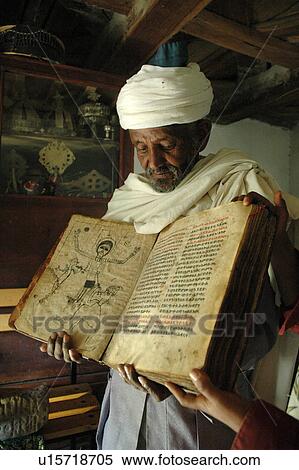 Stock Photography - c5th, person, yeha, temple, ethiopia, people. Fotosearch