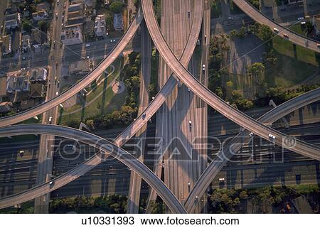 ca, aerial, oakland, freeway, view, technology View Large Photo Image Stock Image - ca, aerial, oakland, freeway, view, technology. Fotosearch
