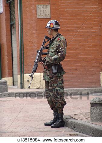 candelaria, person, duty, soldier, colombia, people View Large Photo Image Picture - candelaria, person, duty, soldier, colombia, people. Fotosearch
