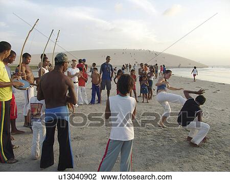 capoeira, people, brazil, person, sport, beach View Large Photo Image Stock Image - capoeira, people, brazil, person, sport, beach. Fotosearch