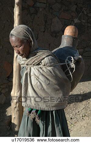 carrying, water, ethiopia, person, people, woman View Large Photo Image Stock Photograph - carrying, water, ethiopia, person, people, woman. Fotosearch