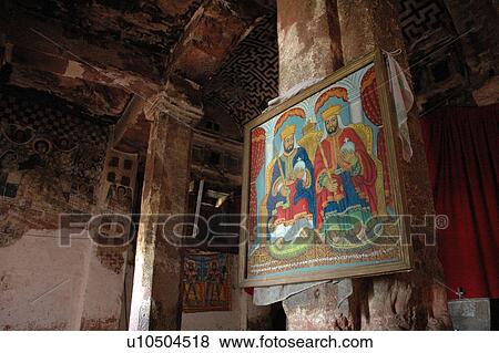 Stock Photo - church, person, atsbeha, abraha, ethiopia, people. Fotosearch