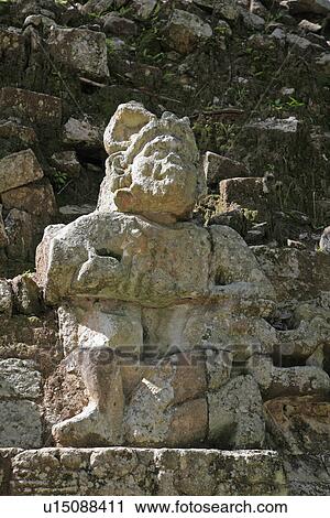 Stock Image - copan, person, ruins, mayan, honduras, people. Fotosearch