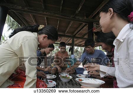 day, food, cambodia, person, people, family View Large Photo Image Stock Photo - day, food, cambodia, person, people, family. Fotosearch