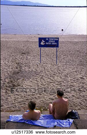 Stock Photograph - environment, people, russia, 5170, person, beach. Fotosearch