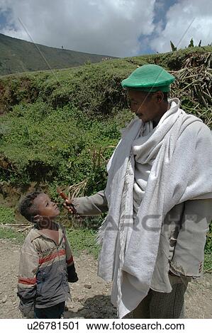 Stock Image - extinct, person, lake, wenchi, ethiopia, people. Fotosearch