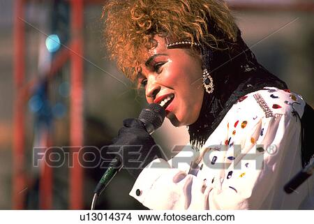 Picture - festival, music, singer, beauty, people, woman. Fotosearch