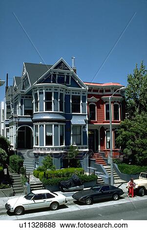 francisco, lady, san, house, victorian, painted View Large Photo Image Stock Photo - francisco, lady, san, house, victorian, painted. Fotosearch