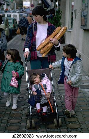 french, female, loaves, two, carries, woman View Large Photo Image Stock Image - french, female, loaves, two, carries, woman. Fotosearch