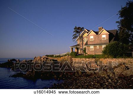 Stock Photography - front, house, home, nature, summer, beach. Fotosearch