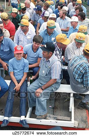 Picture - gathered, or, meeting, together, farmers. Fotosearch