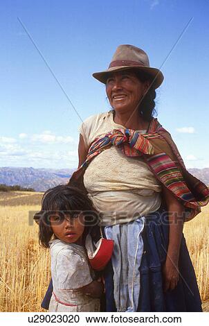 Stock Image - girl, bolivia, child, female, woman, 3700. Fotosearch