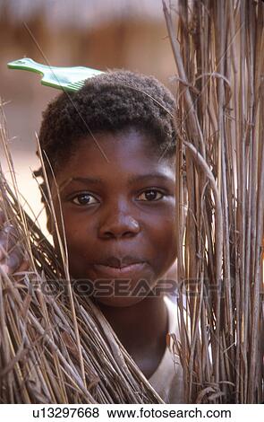 Stock Photo - girl, mozambique, 3273, person, people. Fotosearch