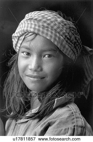 Stock Photo - girl, white, black, person, people. Fotosearch