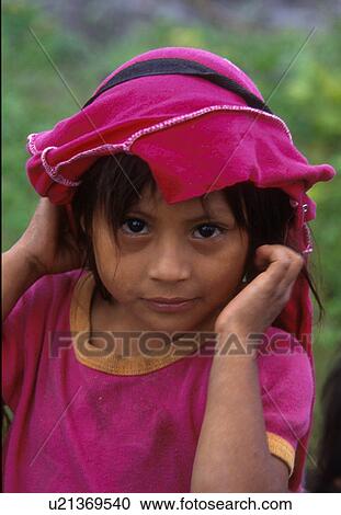 Stock Image - guatemala, girl, 5121, children, person, people. Fotosearch