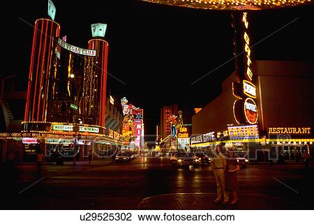 Stock Image - gulch, vegas, street, fremont, glitter. Fotosearch