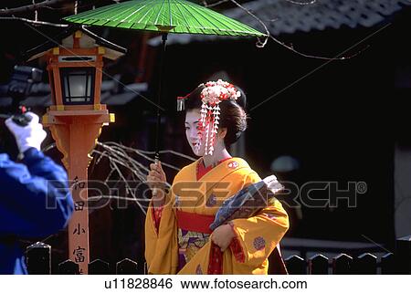 hair, geisha, ornaments, kimono, traditional, japanese View Large Photo Image Stock Photograph - hair, geisha, ornaments, kimono, traditional, japanese. Fotosearch