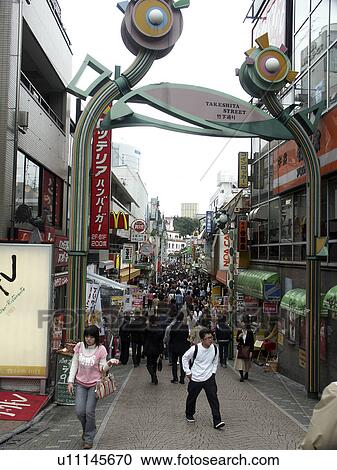 Stock Image - harajuku, person, street, takeshita, japan, people. Fotosearch