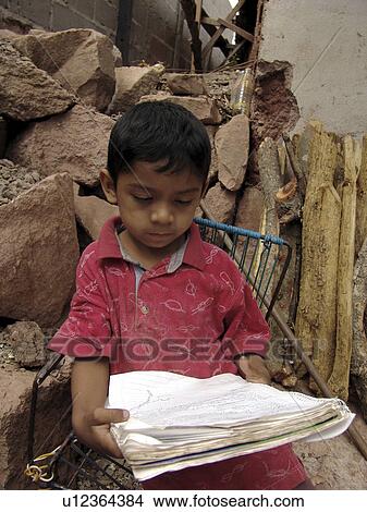Picture - honduras, people, home, book, person, background. Fotosearch