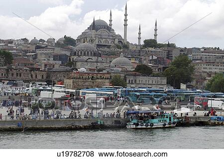 Stock Photo - horn, person, golden, view, turkey, people. Fotosearch