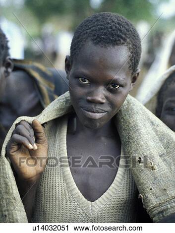 Stock Image - hungry, people, sudan, south, person, food. Fotosearch