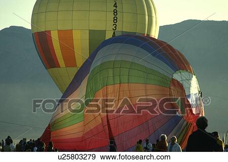 inflated, albuquerque, morning, early, balloons View Large Photo Image Stock Photo - inflated, albuquerque, morning, early, balloons. Fotosearch