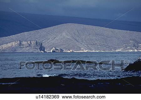 Stock Photo - islands, ocean, galapagos, bartolome, landscape, island. Fotosearch