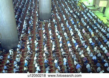 Stock Photo - jakarta, worshipers, center, mosque, indonesian, love. Fotosearch