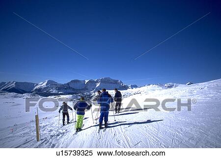 Stock Photography - jasper, banff, area, hotel, springs, winter. Fotosearch