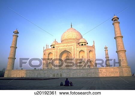 mahal, arrive, taj, view, dawn, people View Large Photo Image Stock Image - mahal, arrive, taj, view, dawn, people. Fotosearch