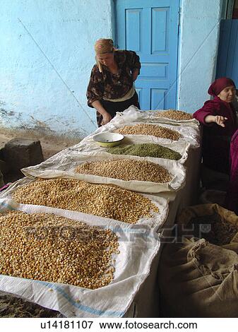 market, food, outdoor, person, people, woman View Large Photo Image Stock Photo - market, food, outdoor, person, people, woman. Fotosearch