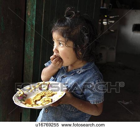 meal, girl, eating, honduras, person, people View Large Photo Image Stock Photography - meal, girl, eating, honduras, person, people. Fotosearch