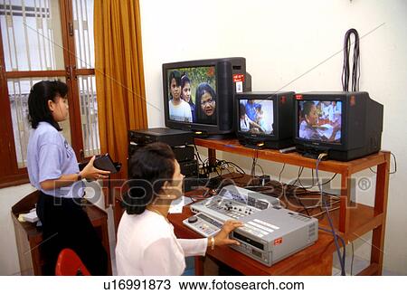 Stock Image - mixing, women, video, technology, females, 3796. Fotosearch