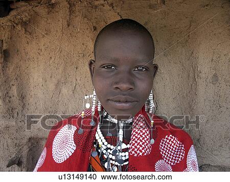 moita, girl, masai, tanzania, person, people View Large Photo Image Stock Image - moita, girl, masai, tanzania, person, people. Fotosearch