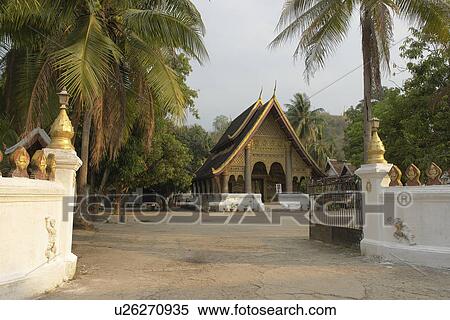 Stock Photography - muan, person, xien, wat, laos, people. Fotosearch