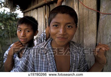 Stock Photograph - naranhal, person, boys, guatemala, 5604, people. Fotosearch