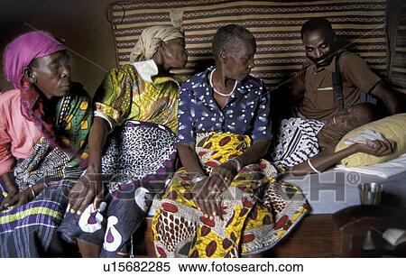 Stock Photography - neighbours, woman, tanzania, person, people, family. Fotosearch