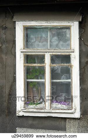 Stock Photo - pechersky, person, window, detail, russia, people. Fotosearch
