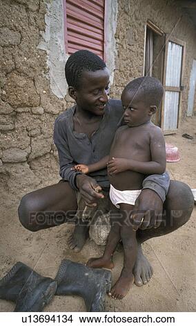 Picture - person, boy, benin, 7567, people. Fotosearch
