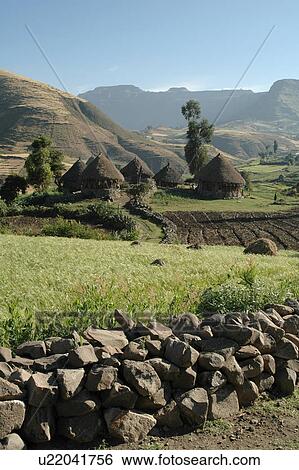 Stock Photograph - person, lalibela, landscapes, ethiopia, people. Fotosearch