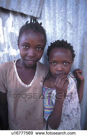 Stock Photo - person, slum, 3011, children, people. Fotosearch