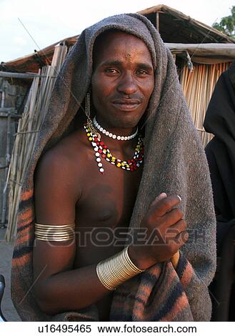 Stock Photography - person, tribal, watatulu, tanzania, people. Fotosearch