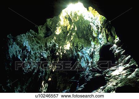 Stock Photo - philippines, streaming, cagayan, tuguegarao, cave, light. Fotosearch