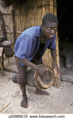 Stock Photo - playing, person, boy, zambia, art, people. Fotosearch