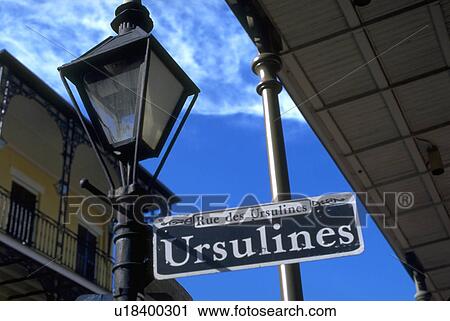 quarter, sign, french, post, light, street View Large Photo Image Stock Image - quarter, sign, french, post, light, street. Fotosearch