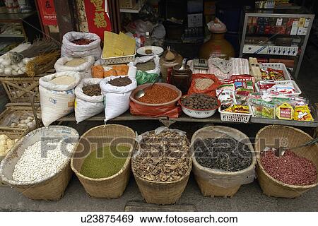 rice, china, mushrooms, dried, beans, food View Large Photo Image Stock Photo - rice, china, mushrooms, dried, beans, food. Fotosearch