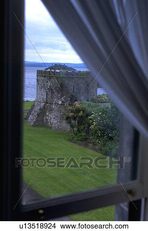 ruins, castle, edge, seen, ancient View Large Photo Image Picture - ruins, castle, edge, seen, ancient. Fotosearch