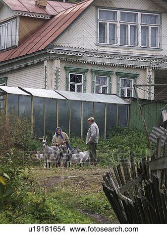 russia, house, 7931, home, person, people View Large Photo Image Picture - russia, house, 7931, home, person, people. Fotosearch
