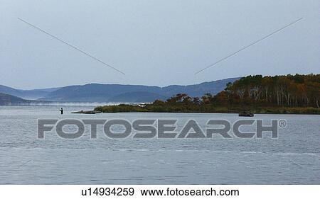 sakhalin, person, tunaycha, lake, russia, people View Large Photo Image Stock Photo - sakhalin, person, tunaycha, lake, russia, people. Fotosearch